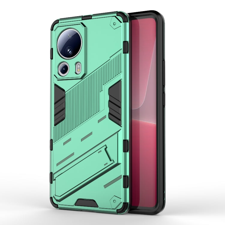 Punk Armor 2 in 1 PC + Custodia per telefono antiurto in TPU con supporto, For Xiaomi Redmi Note 12 4G Global, For Xiaomi 13 Lite