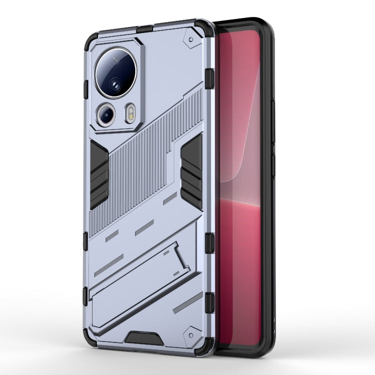 Punk Armor 2 in 1 PC + Custodia per telefono antiurto in TPU con supporto, For Xiaomi Redmi Note 12 4G Global, For Xiaomi 13 Lite