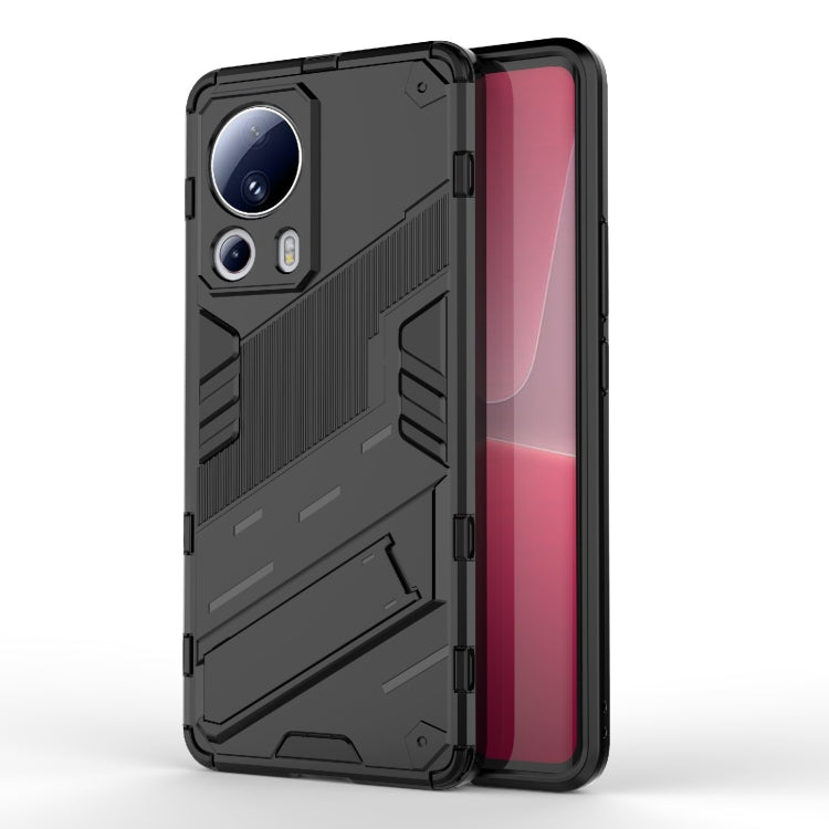 Punk Armor 2 in 1 PC + Custodia per telefono antiurto in TPU con supporto, For Xiaomi Redmi Note 12 4G Global, For Xiaomi 13 Lite
