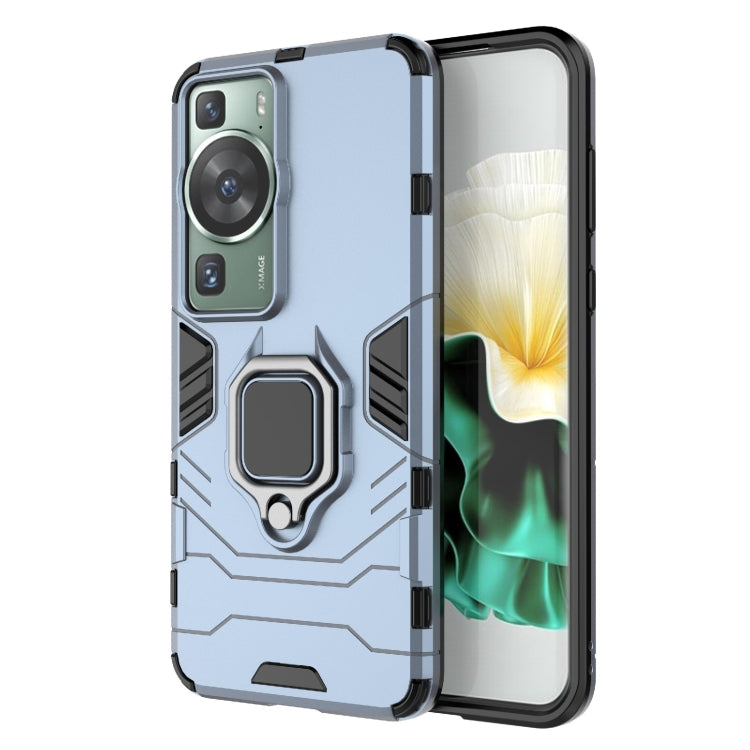 Custodia protettiva antiurto per PC + TPU con supporto per anello magnetico, For Huawei P60