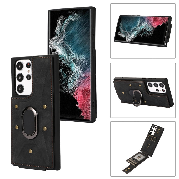 Custodia portafoglio Samsung Galaxy S23 TPU e pelle