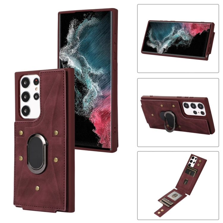 Custodia portafoglio Samsung Galaxy S23 TPU e pelle
