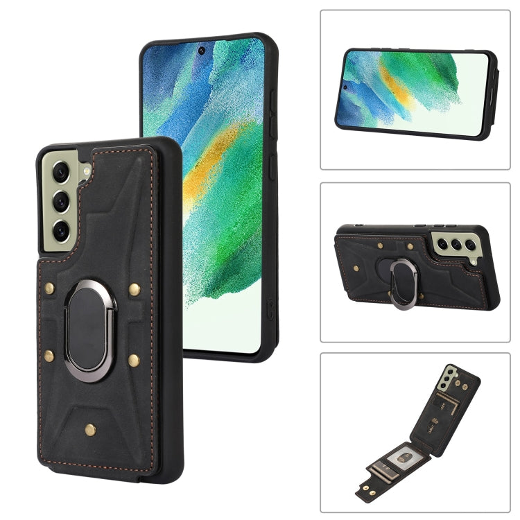 Custodia portafoglio Samsung Galaxy S22+ 5G con anello