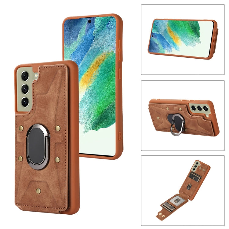 Custodia portafoglio Samsung Galaxy S22+ 5G con anello