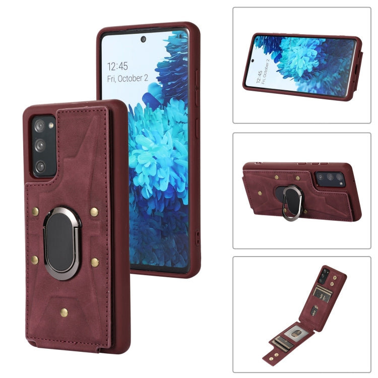 Custodia portafoglio Samsung Galaxy S22+ 5G con anello