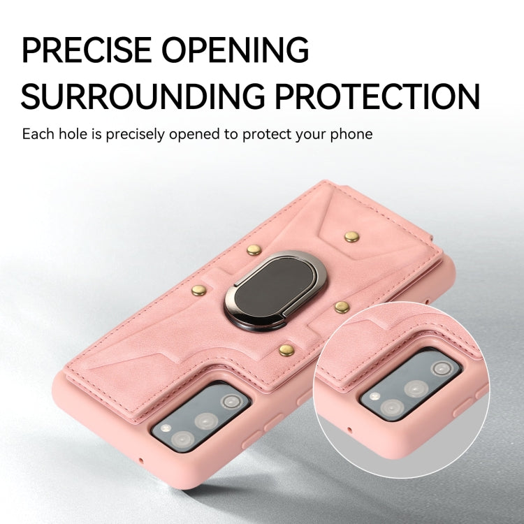 Custodia portafoglio Samsung Galaxy S20+ con anello