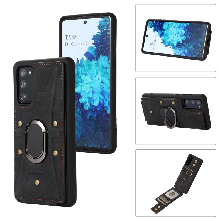 Custodia portafoglio Samsung Galaxy S20+ con anello