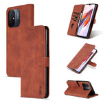 AZNS Skin Feel Calf Texture Flip Custodia in pelle per telefono, For Xiaomi Redmi 12C / Redmi 11A / Poco C55