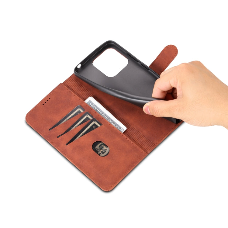 AZNS Skin Feel Calf Texture Flip Custodia in pelle per telefono, For Xiaomi Redmi 12C / Redmi 11A / Poco C55