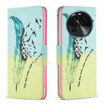 Custodia in pelle con motivo colorato per OPPO Find X6
