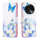Custodia in pelle con motivo colorato per OPPO Find X6