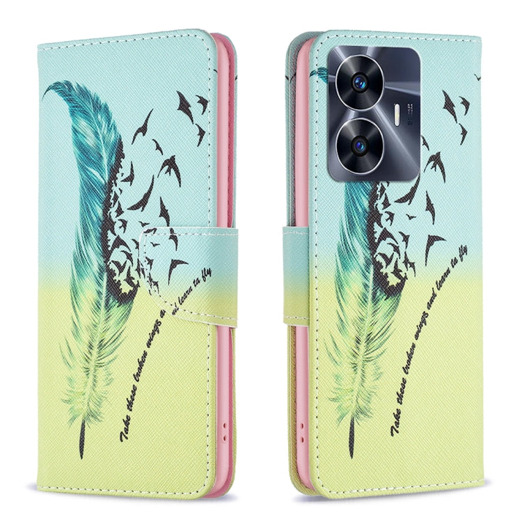 Custodia in pelle con motivo colorato per OPPO Find X6