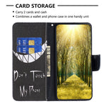 Custodia in pelle con motivo per Xiaomi Redmi Note 12 4G
