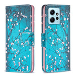 Custodia in pelle con motivo per Xiaomi Redmi Note 12 4G