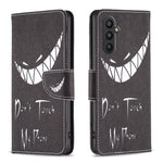 Custodia in pelle con motivo per Xiaomi Redmi Note 12 4G
