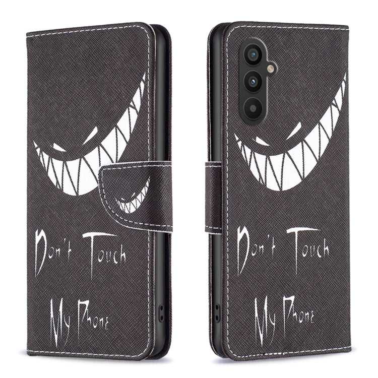 Custodia in pelle con motivo per Xiaomi Redmi Note 12 4G