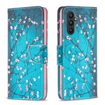 Custodia in pelle con motivo per Xiaomi Redmi Note 12 4G