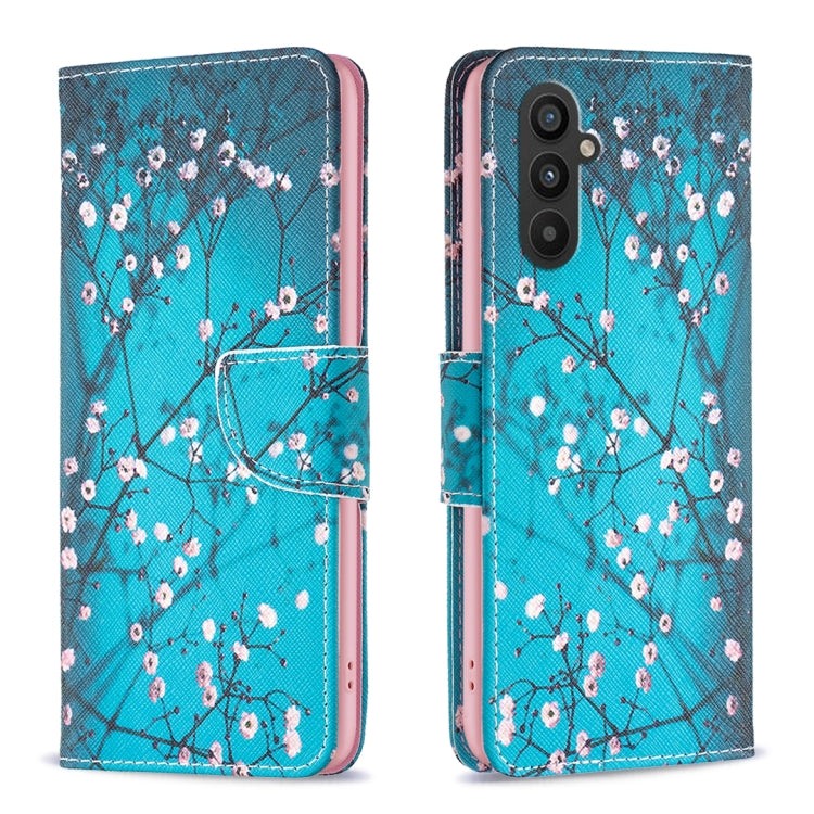 Custodia in pelle con motivo per Xiaomi Redmi Note 12 4G