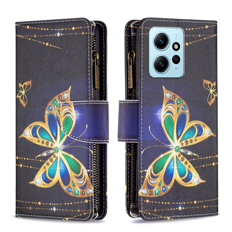 Custodia in pelle con cerniera per Xiaomi Redmi Note 12 4G