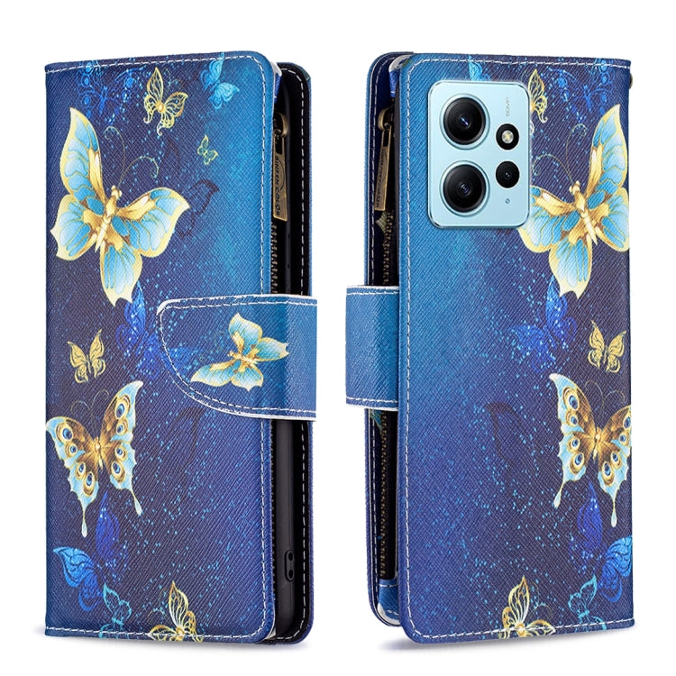 Custodia in pelle con cerniera per Xiaomi Redmi Note 12 4G