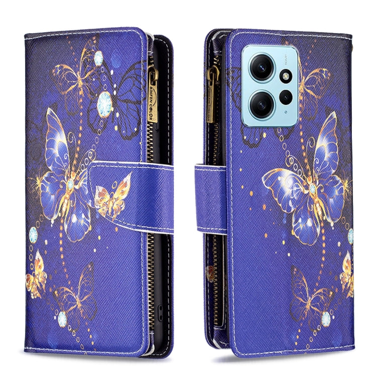 Custodia in pelle con cerniera per Xiaomi Redmi Note 12 4G