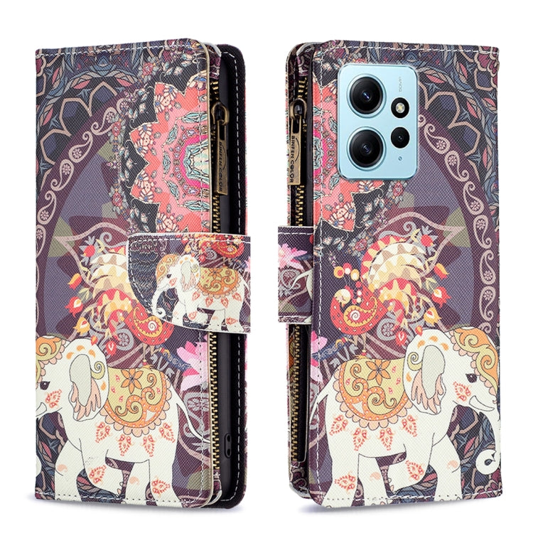 Custodia in pelle con cerniera per Xiaomi Redmi Note 12 4G