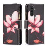Custodia in pelle con cerniera per Xiaomi Redmi Note 12 4G