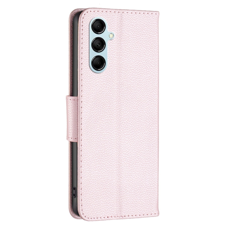 Custodia in pelle con texture Litchi per Samsung Galaxy M14