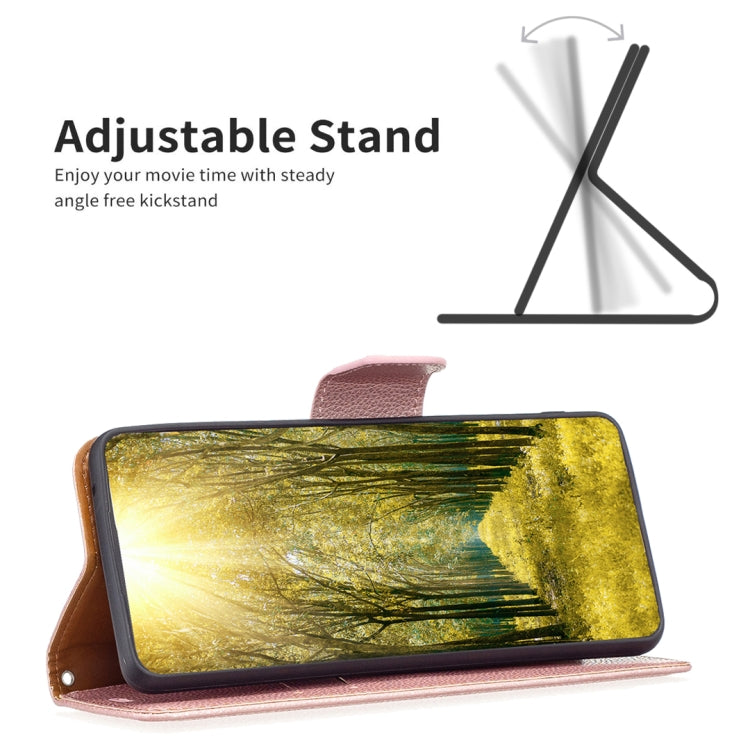 Custodia in pelle con texture Litchi per Samsung Galaxy M14