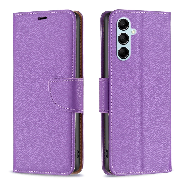 Custodia in pelle con texture Litchi per Samsung Galaxy M14