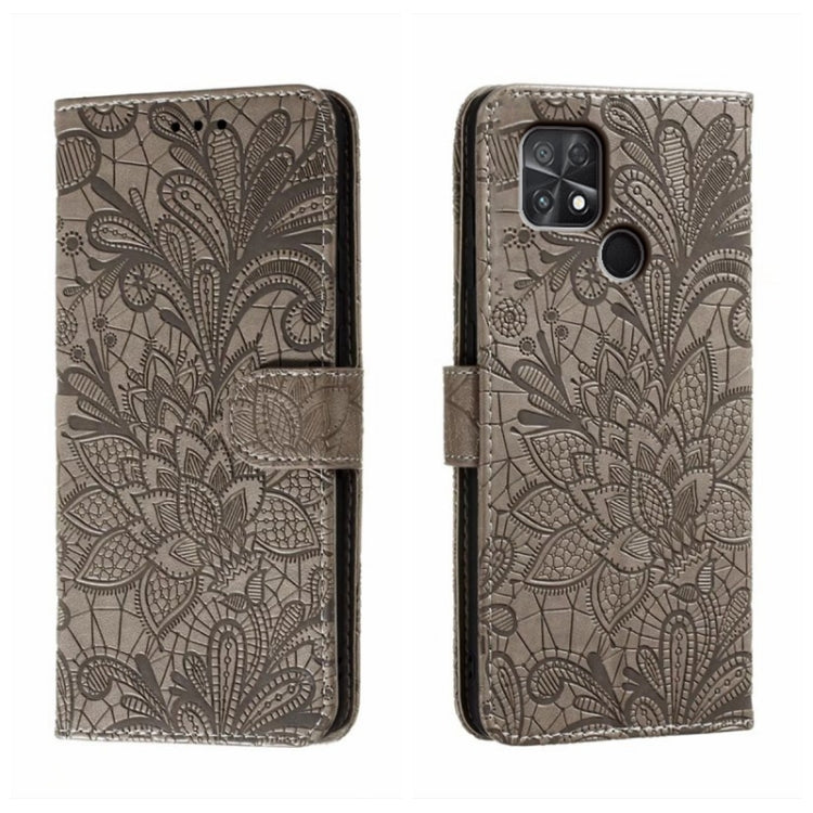 Custodia per telefono in pelle flip goffrata fiore di pizzo, For Xiaomi 13, For Xiaomi Poco C40, For Xiaomi Poco M4 Pro