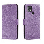 Custodia per telefono in pelle flip goffrata fiore di pizzo, For Xiaomi 13, For Xiaomi Poco C40, For Xiaomi Poco M4 Pro