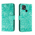 Custodia per telefono in pelle flip goffrata fiore di pizzo, For Xiaomi 13, For Xiaomi Poco C40, For Xiaomi Poco M4 Pro