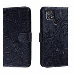 Custodia per telefono in pelle flip goffrata fiore di pizzo, For Xiaomi 13, For Xiaomi Poco C40, For Xiaomi Poco M4 Pro