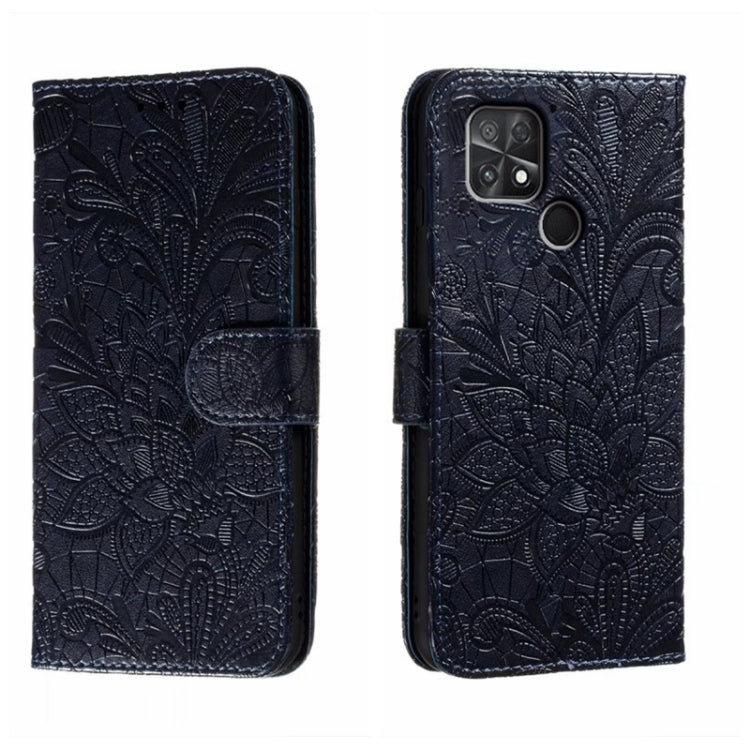 Custodia per telefono in pelle flip goffrata fiore di pizzo, For Xiaomi 13, For Xiaomi Poco C40, For Xiaomi Poco M4 Pro