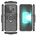 Supporto per anello magnetico PC + custodia per telefono in TPU, For Realme GT Neo 5 / GT3