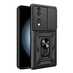 Cover per fotocamera scorrevole Design Custodia per telefono in TPU + PC, For Honor 70 5G