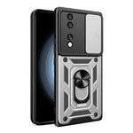 Cover per fotocamera scorrevole Design Custodia per telefono in TPU + PC, For Honor 70 5G