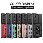 Cover per fotocamera scorrevole Design Custodia per telefono in TPU + PC, For Honor 70 5G