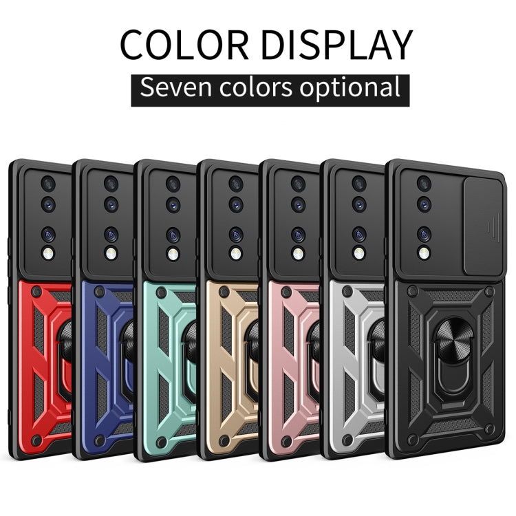 Cover per fotocamera scorrevole Design Custodia per telefono in TPU + PC, For Honor 70 5G