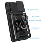 Cover per fotocamera scorrevole Design Custodia per telefono in TPU + PC, For Honor 70 5G