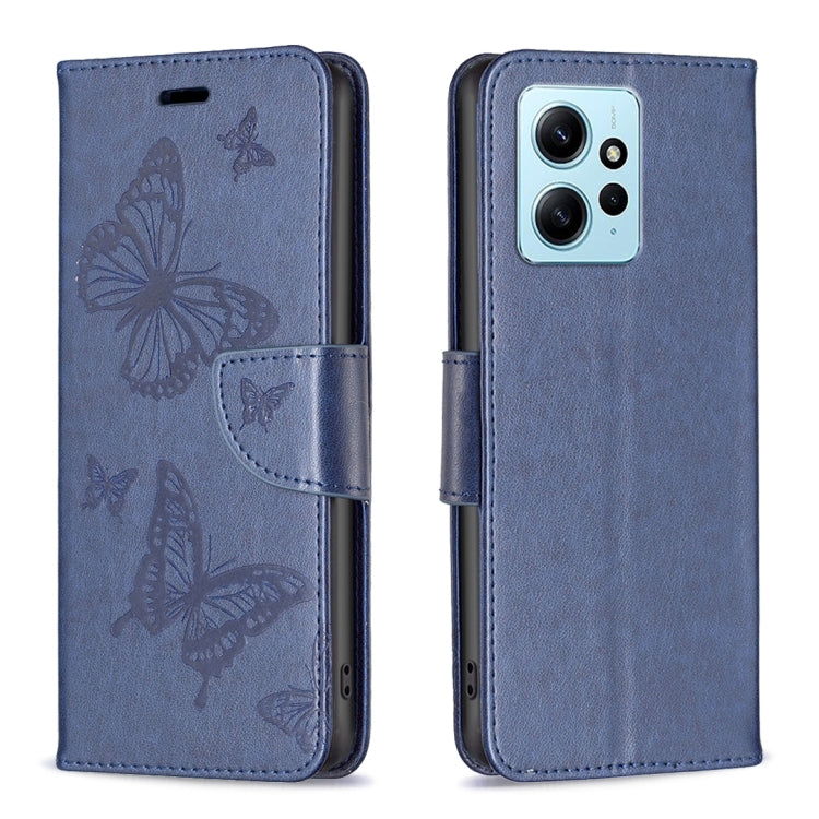 Custodia portafoglio in pelle goffrata per Xiaomi Redmi Note 12 4
