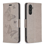 Custodia portafoglio in pelle goffrata per Xiaomi Redmi Note 12 4
