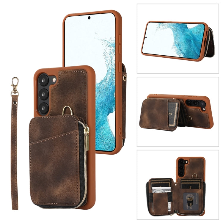 Custodia portafoglio in pelle per Samsung Galaxy S23 Ultra