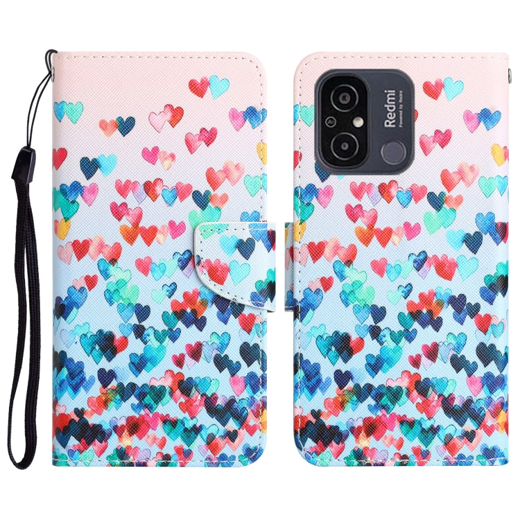 Custodia in pelle con disegno per Xiaomi Redmi 12C