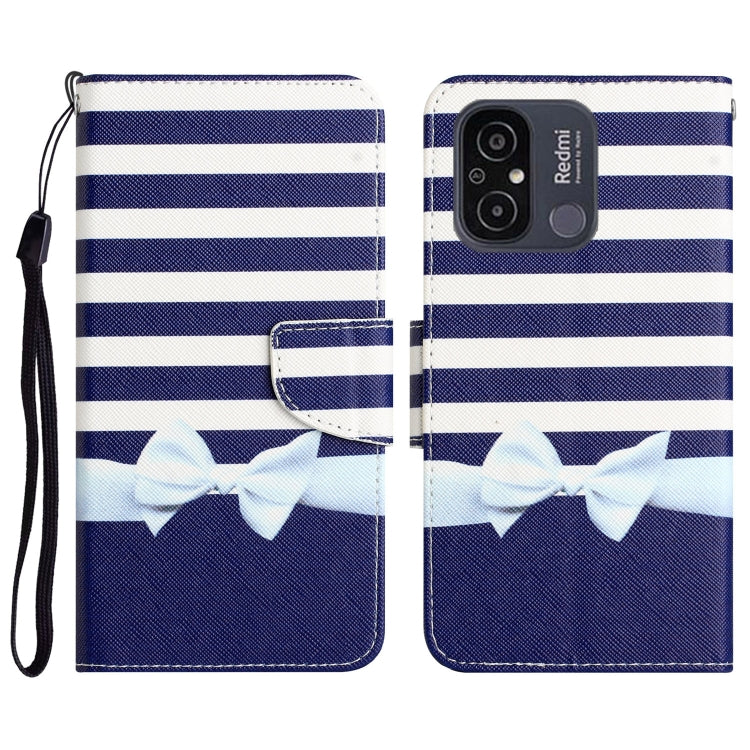 Custodia in pelle con disegno per Xiaomi Redmi 12C