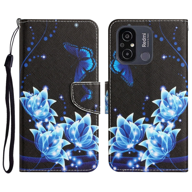 Custodia in pelle con disegno per Xiaomi Redmi 12C