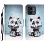 Custodia in pelle con disegno per Xiaomi Redmi 12C