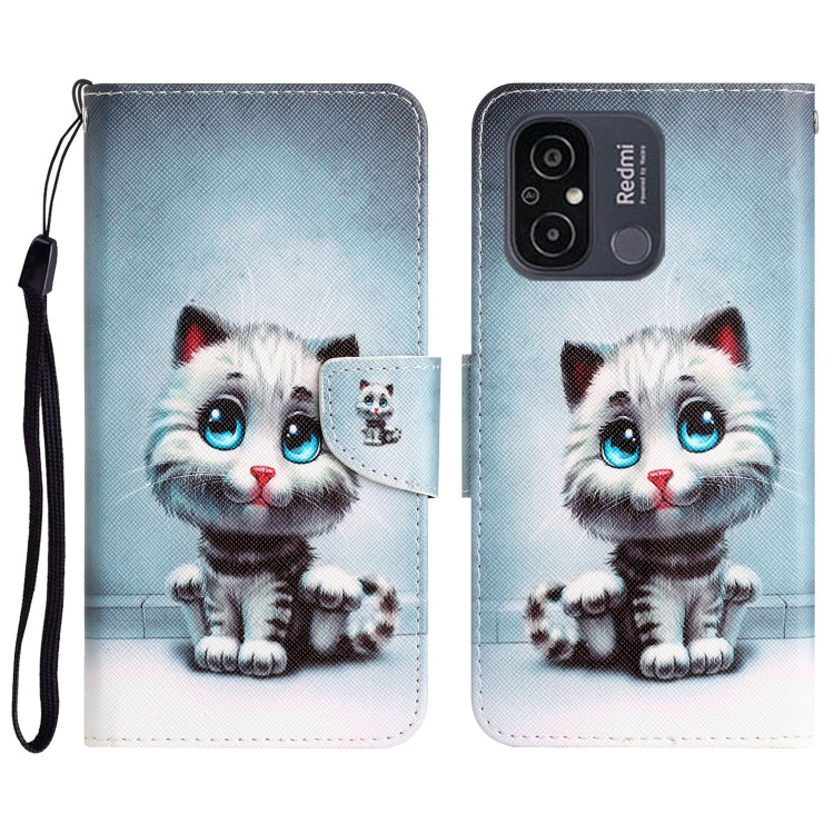 Custodia in pelle con disegno per Xiaomi Redmi 12C