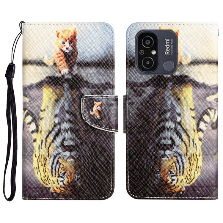 Custodia in pelle con disegno per Xiaomi Redmi 12C